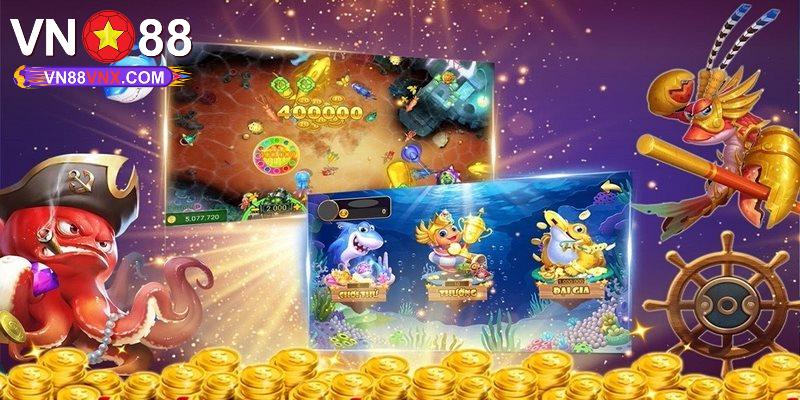Bắn Cá Đổi Thưởng VN88 - Chơi Game Vui, Săn Thưởng Khủng 3 Điểm danh một số trò chơi bắn cá đổi thưởng siêu “hot”